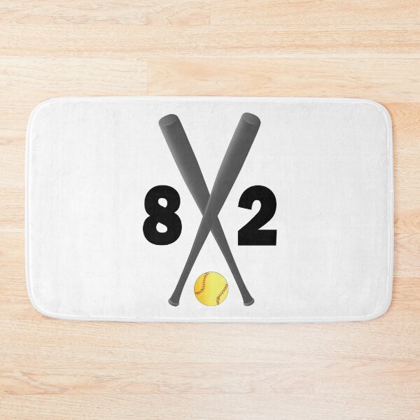 Item preview, Softball number 82 - eighty two with bats and ball designed and sold by AllShirts21.