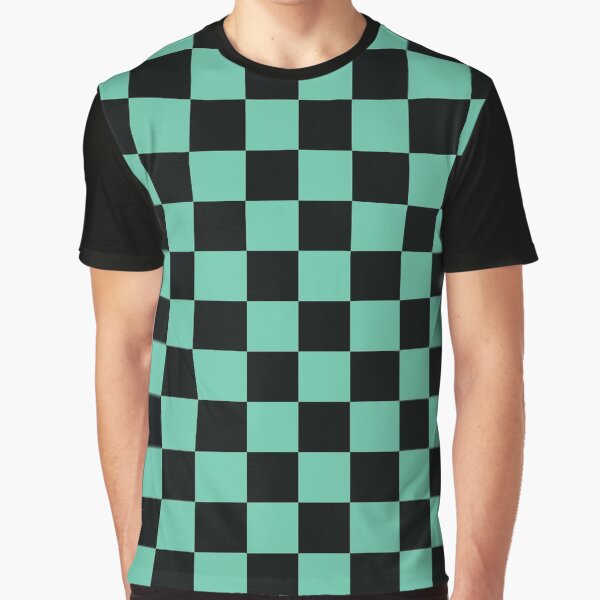 tanjiro checkered shirt