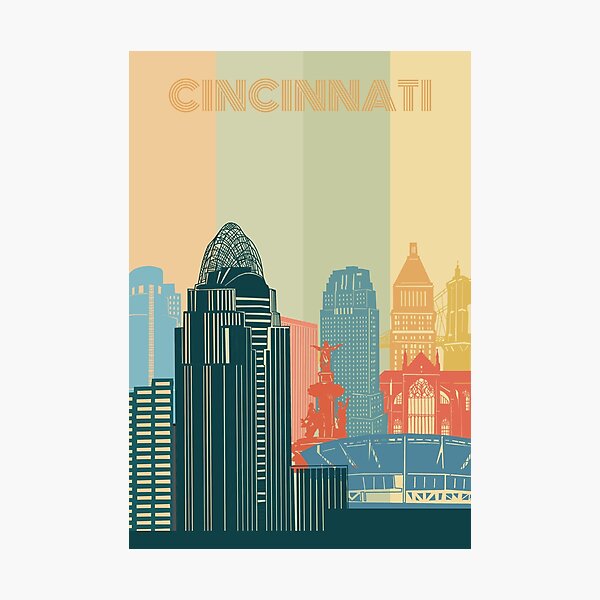 cincinnati skyline Photographic Print