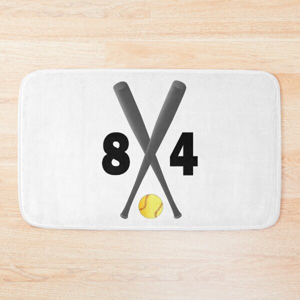 Item preview, Softball number 84 - eighty four with bats and ball designed and sold by AllShirts21.