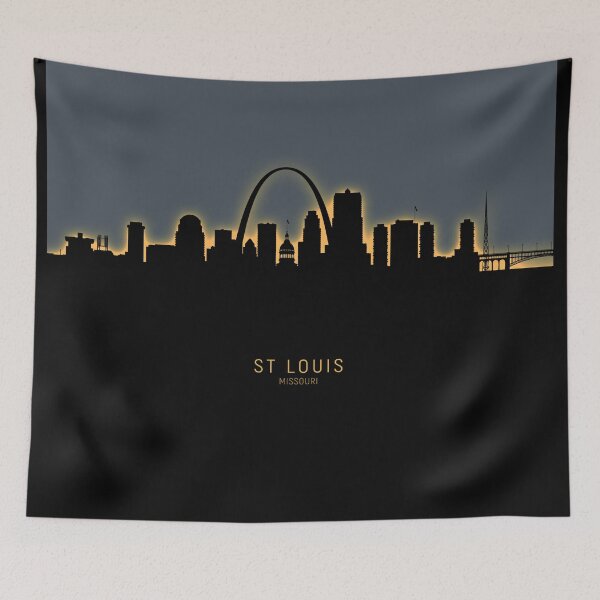 Item preview, St Louis Missouri Skyline designed and sold by ArtPrints.