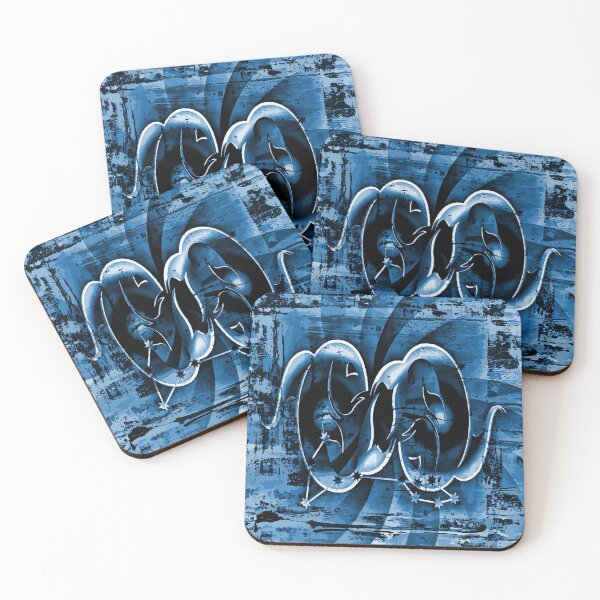 Item preview, Pisces zodiac sign in blue designed and sold by harietteh.