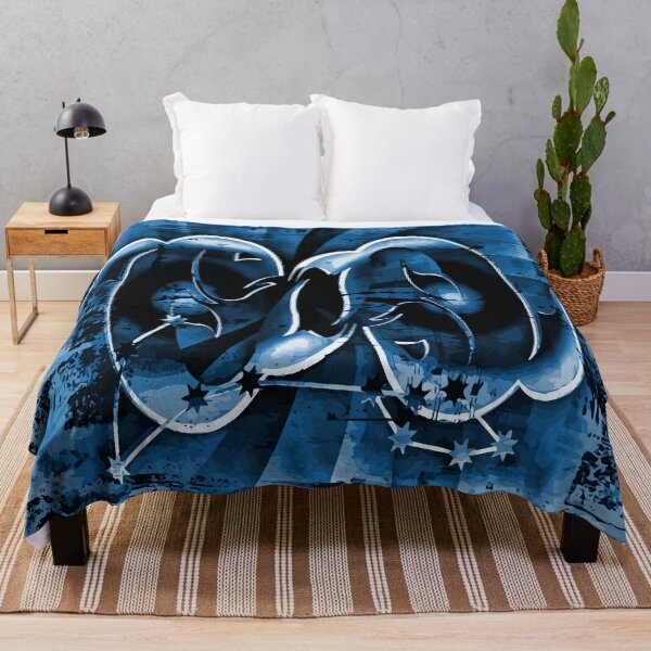 Item preview, Pisces zodiac sign in blue designed and sold by harietteh.