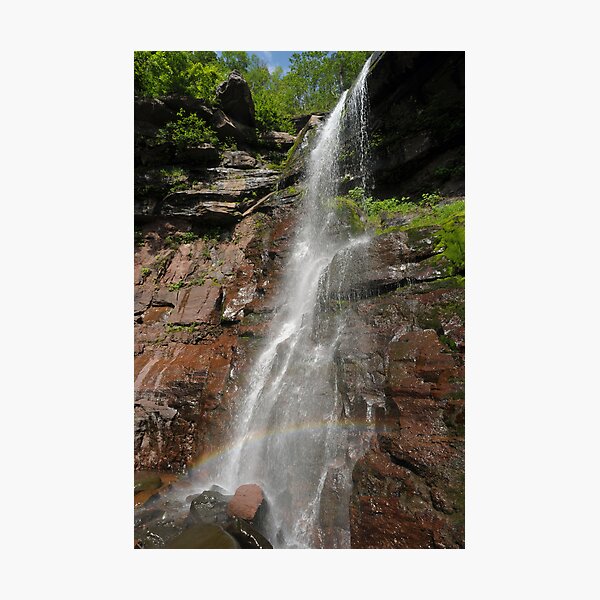 Item preview, Side view of Lower Kaaterskill falls with rainbow, Upstate New York designed and sold by Anton Oparin.
