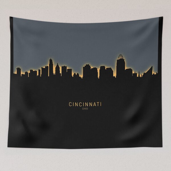 Item preview, Cincinnati Ohio Skyline designed and sold by ArtPrints.