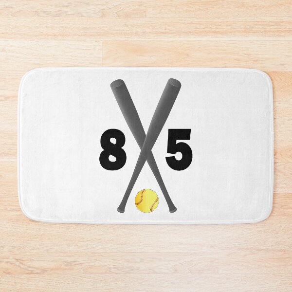 Item preview, Softball number 85 - eighty five with bats and ball designed and sold by AllShirts21.