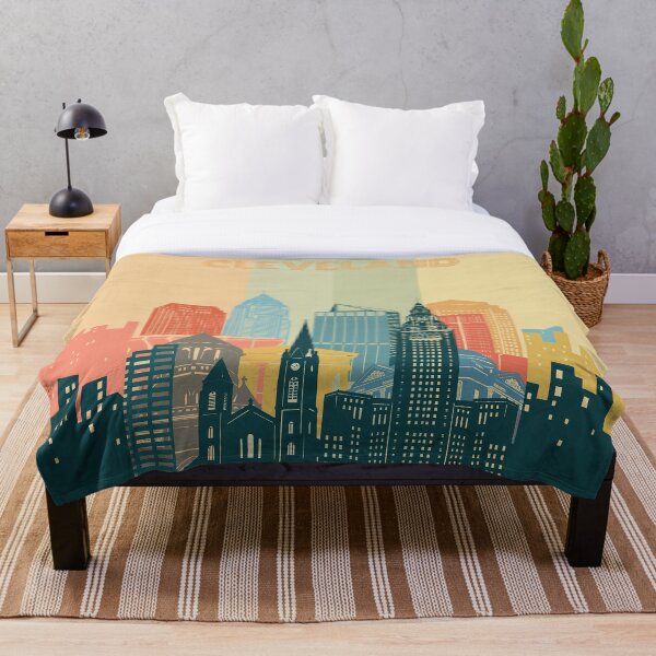 Item preview, cleveland skyline  designed and sold by BekimART2.