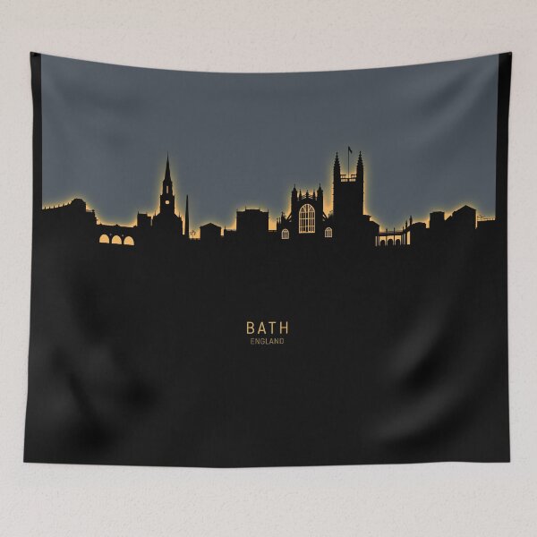Item preview, Bath England Skyline Cityscape designed and sold by ArtPrints.