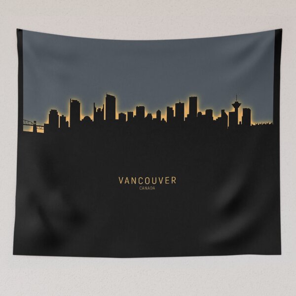 Artikelvorschau, Vancouver Canada Skyline entworfen und verkauft von ArtPrints.