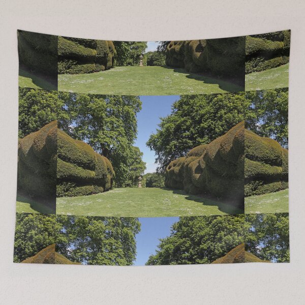 Item preview, Topiary hedges along a path designed and sold by pinkal.