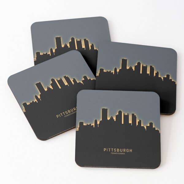 Aperçu de l'œuvre Pittsburgh Pennsylvania Skyline créée et vendue par ArtPrints.