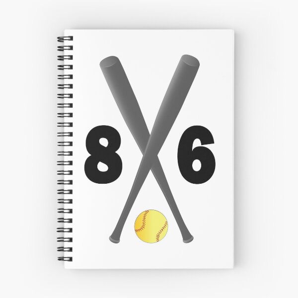 Item preview, Softball number 86 - eighty six with bats and ball designed and sold by AllShirts21.