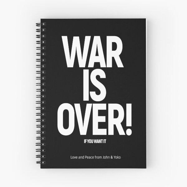 Item preview, WAR IS OVER! IF YOU WANT IT: (John & Yoko) in Original White on Black designed and sold by Day Chapman.