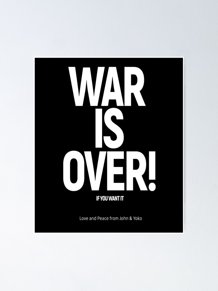 WAR IS OVER! (If You Want It) - Fonts In Use