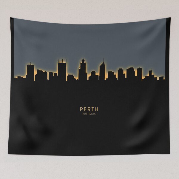 Item preview, Perth Australia Skyline designed and sold by ArtPrints.