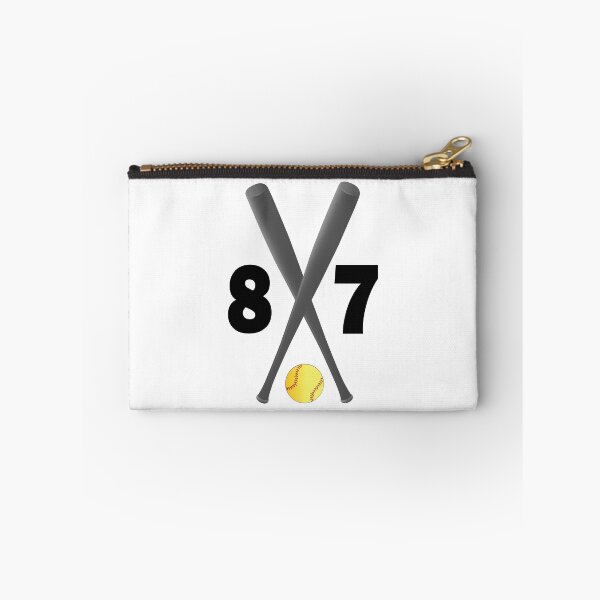 Item preview, Softball number 87 - eighty seven with bats and ball designed and sold by AllShirts21.