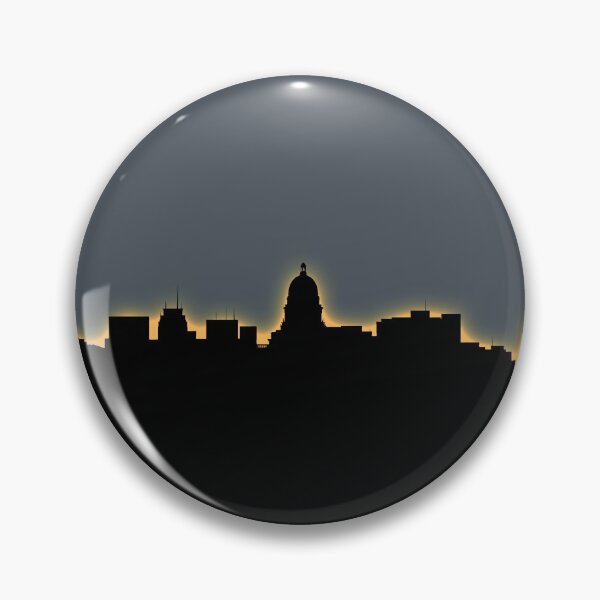 Artikelvorschau, Madison Wisconsin Skyline entworfen und verkauft von ArtPrints.