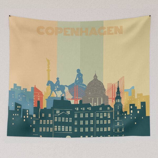 Item preview, copenhagen skyline designed and sold by BekimART2.