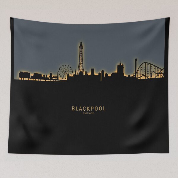 Item preview, Blackpool England Skyline designed and sold by ArtPrints.