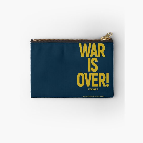Item preview, WAR IS OVER! IF YOU WANT IT: (John & Yoko) in Original Pale Gold on Deepest Blue designed and sold by Day Chapman.