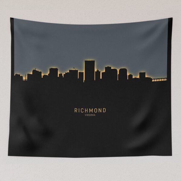 Item preview, Richmond Virginia Skyline designed and sold by ArtPrints.