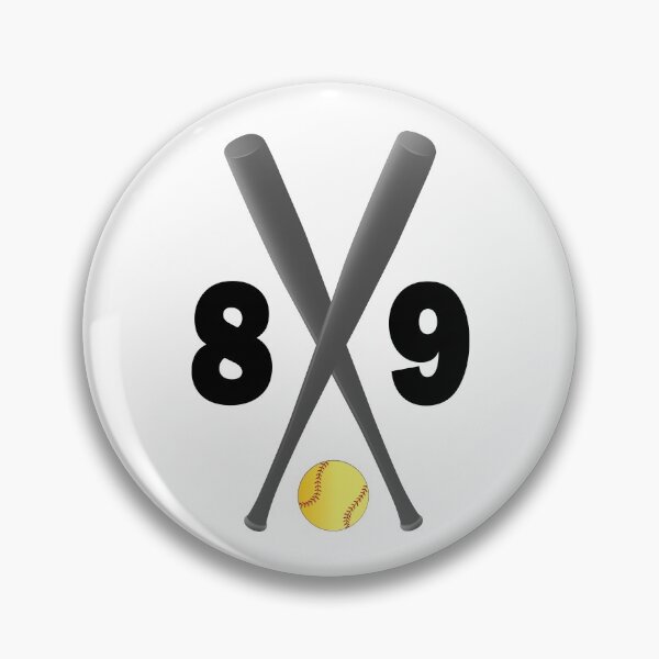 Item preview, Softball number 89 - eighty nine with bats and ball designed and sold by AllShirts21.