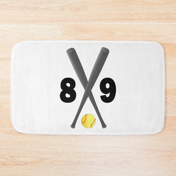 Item preview, Softball number 89 - eighty nine with bats and ball designed and sold by AllShirts21.