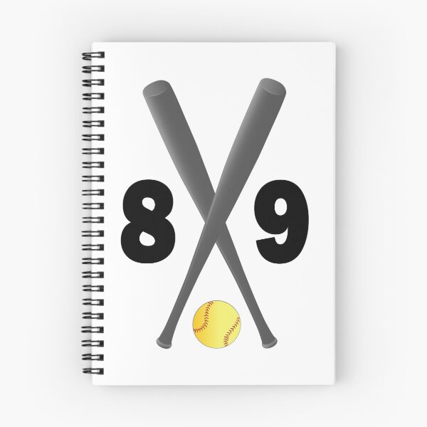 Item preview, Softball number 89 - eighty nine with bats and ball designed and sold by AllShirts21.