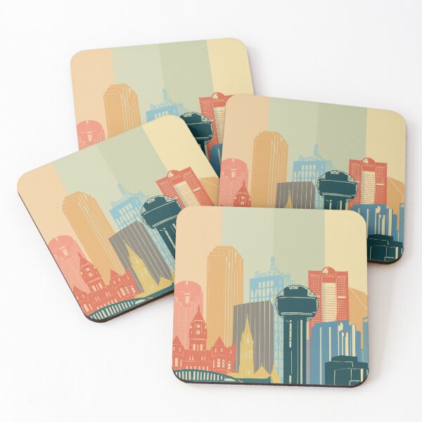 Item preview, dallas skyline designed and sold by BekimART2.