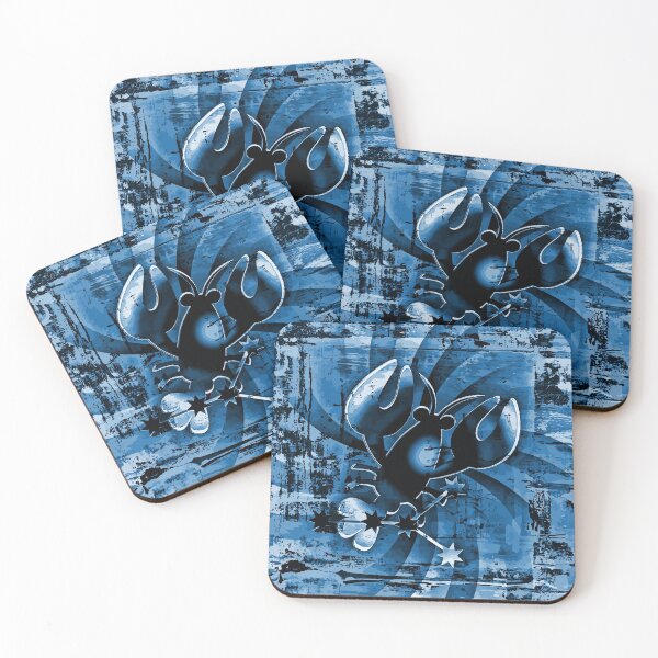 Item preview, Cancer zodiac sign in blue designed and sold by harietteh.