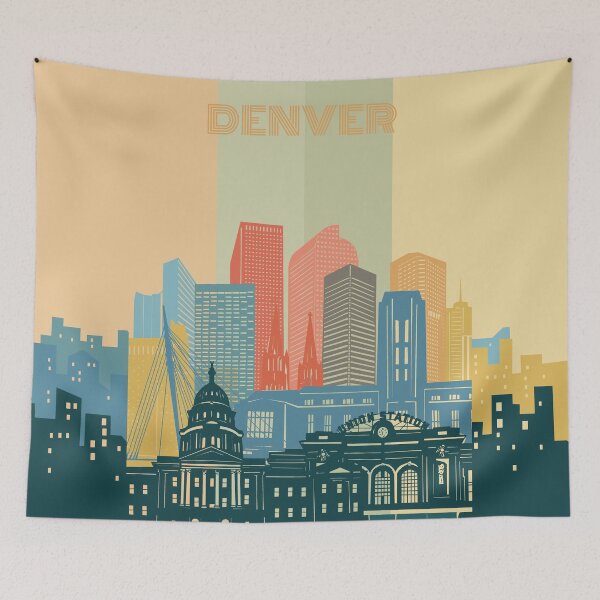 Item preview, denver skyline designed and sold by BekimART2.