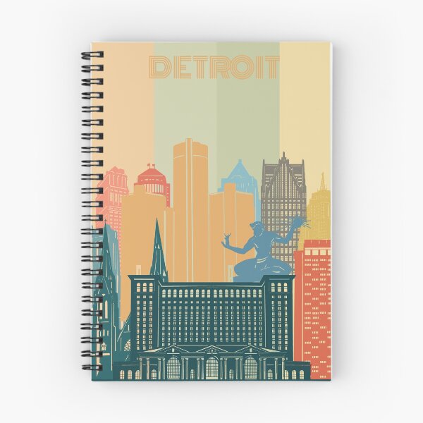 Artikelvorschau, Detroit Skyline entworfen und verkauft von BekimART2.