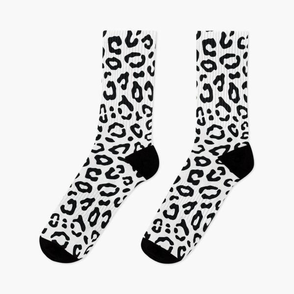 Item preview, Black and White Leopard Spots Print designed and sold by FouShop.