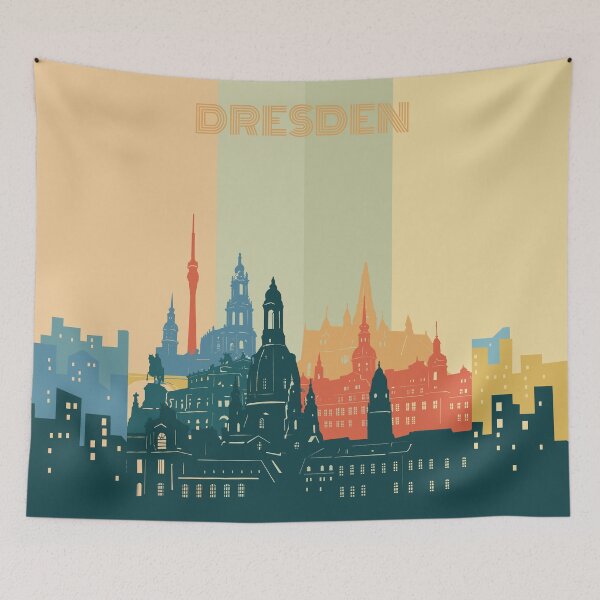 Item preview, dresden skyline designed and sold by BekimART2.