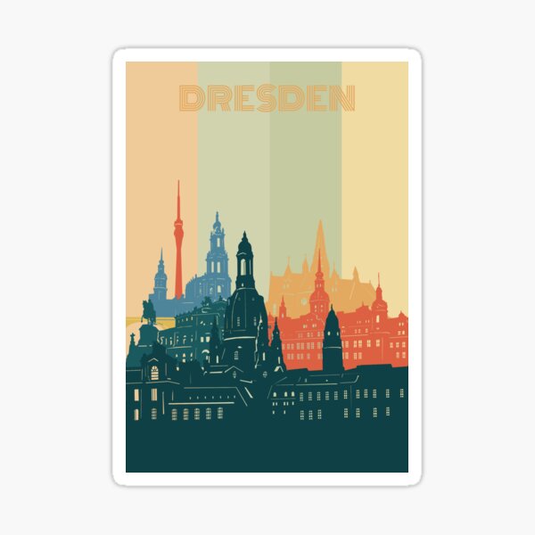 Item preview, dresden skyline designed and sold by BekimART2.