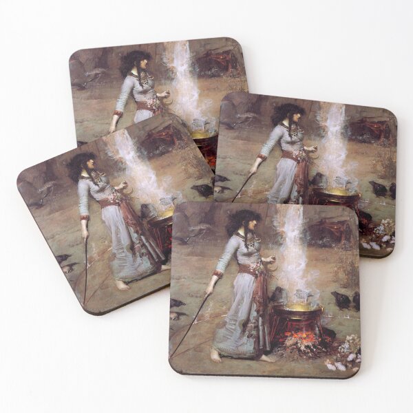 Item preview, John William Waterhouse - The Magic Circle designed and sold by ArtExpression.
