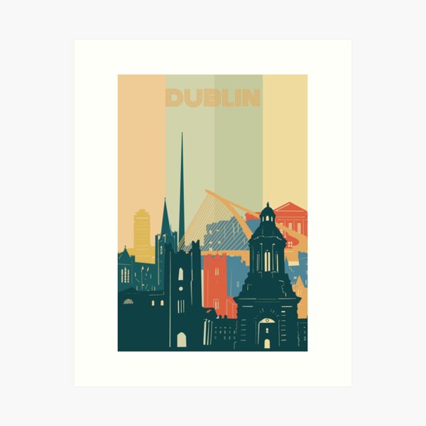 Item preview, dublin skyline designed and sold by BekimART2.