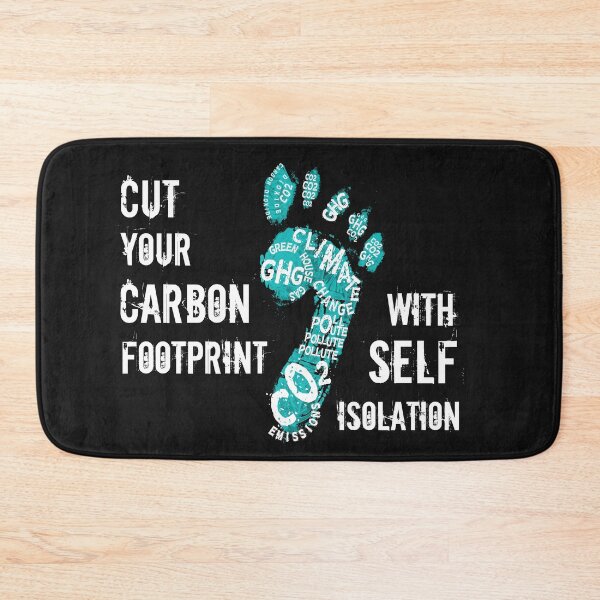 Item preview, Cut your Carbon footprint with self isolation designed and sold by DebbieT68.