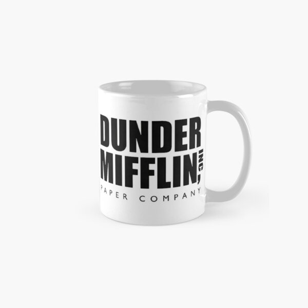 Custom World's Best Coffee Mug with Dunder Mifflin Logo • Onyx Prints