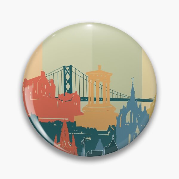 Item preview, edinburgh skyline designed and sold by BekimART2.