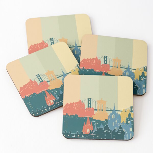 Item preview, edinburgh skyline designed and sold by BekimART2.