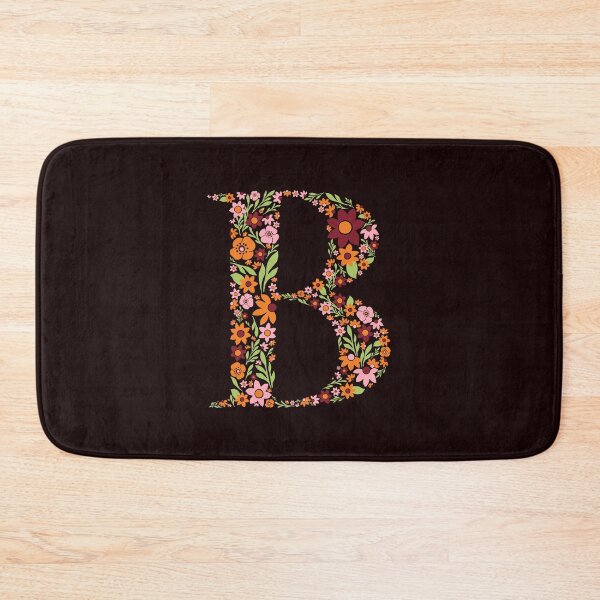 Item preview, Retro Floral Letter B designed and sold by zeljkica.