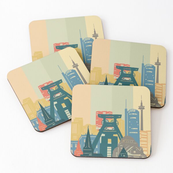 Item preview, essen skyline designed and sold by BekimART2.