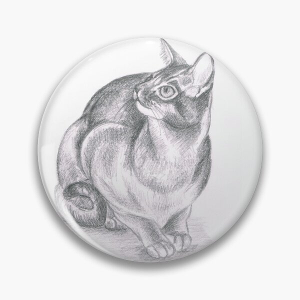 Item preview, Grey cat designed and sold by mindgoop.