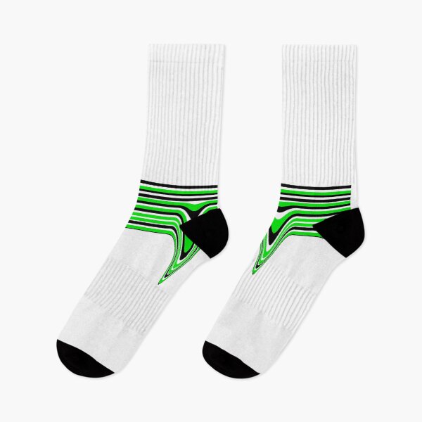 Item preview, Melting Lines - Green Black White designed and sold by ArticaDesign.