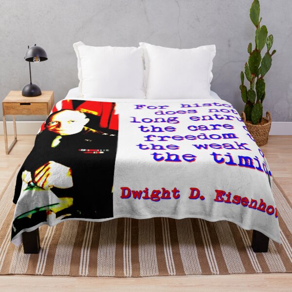 Item preview, For History Does Not Long Entrust - Eisenhower designed and sold by CrankyOldDude.