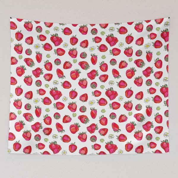 Item preview, Spring Strawberries designed and sold by MinMin-Bug.