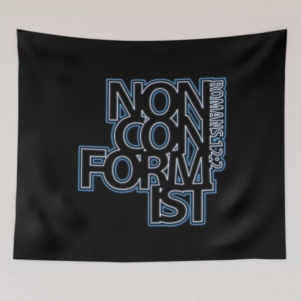 Item preview, Copy of Nonconformist, Do not be conformed to this world, Christian, Bible Verse, Christian Quote designed and sold by ChristianLife.