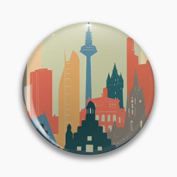 Item preview, frankurt skyline designed and sold by BekimART2.
