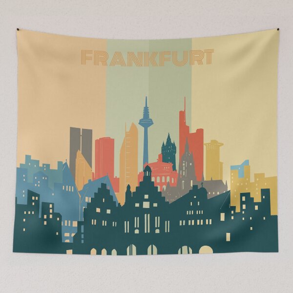 Item preview, frankurt skyline designed and sold by BekimART2.